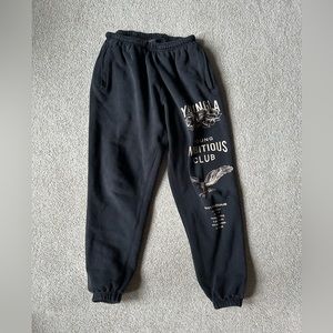 YoungLA immortal sweatpants size small in black